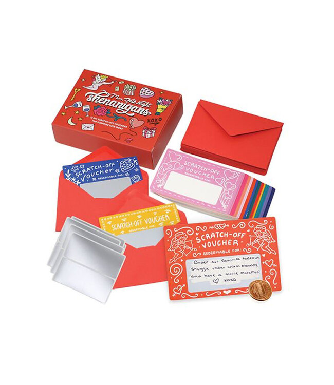 Mini Date Night Shenanigans DIY Scratch Off Vouchers & Coupons