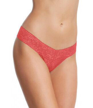 Felina Signature Stretch Lace Low Rise Rose of Sharon Thong N2122