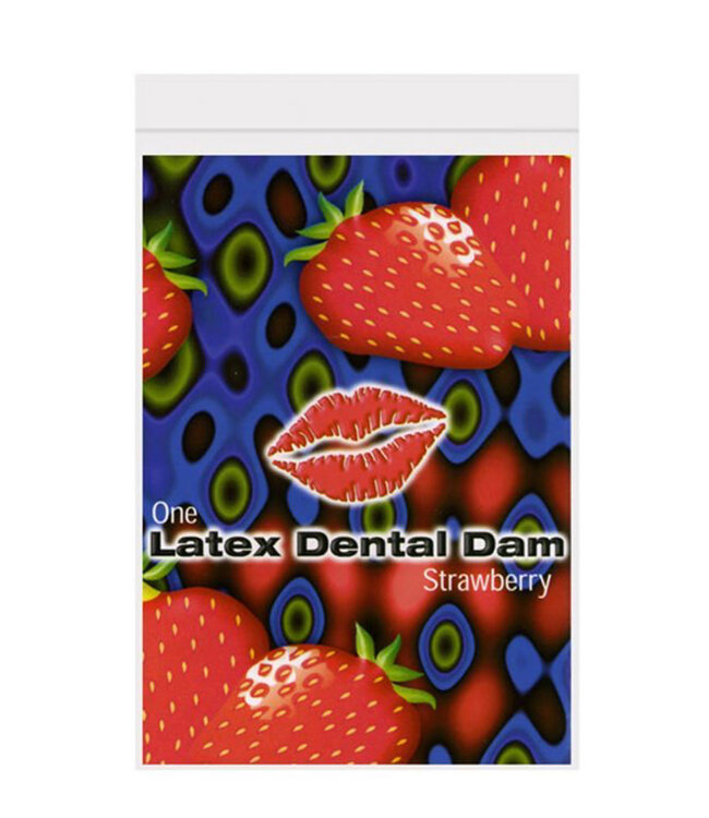 Trust Dam Latex Dental Dam Strawberry