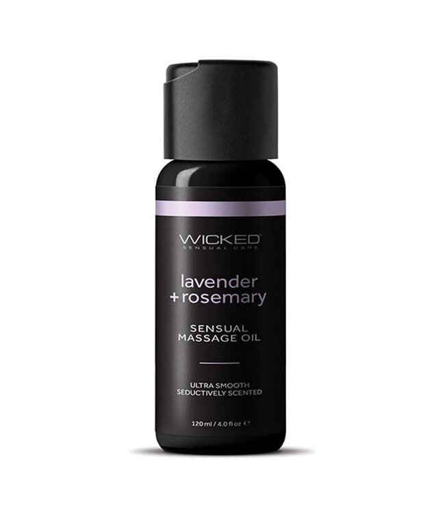 Wicked Sensual Care Lavender & Rosemary Massage Oil 4oz