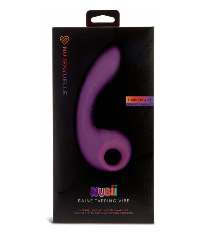 Nu Sensuelle Raine Nubii Tapping Vibe with Turbo Boost and Heat Purple