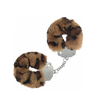 Ouch! Heavy-Duty Fluffy Handcuffs Leopard