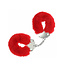 Ouch! Heavy-Duty Fluffy Handcuffs Red