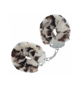 Ouch! Heavy-Duty Fluffy Handcuffs Snow Leopard