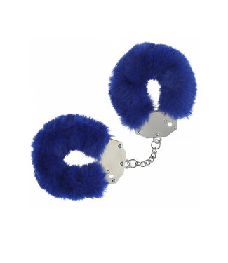 Ouch! Heavy-Duty Fluffy Handcuffs Navy