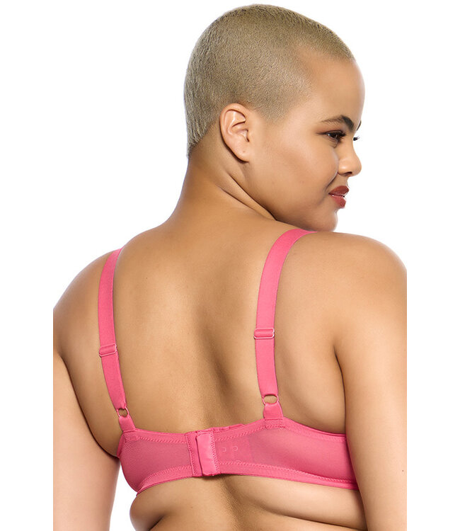 Felina Tempting Plush All Over Lace Underwire Honeysuckle Bra 135061