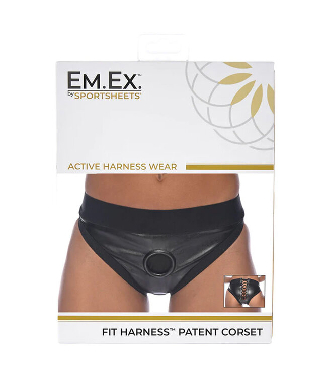 Sportsheets Fit Harness Patent Corset