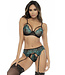 Tana Black/Emerald Set 8890