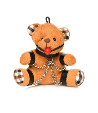 Master Series Gagged Teddy Bear Keychain