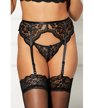 Chopper Bar Lace Garter Belt 26006