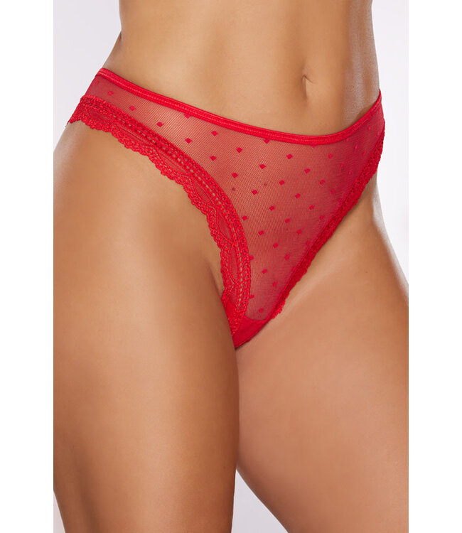 The Secret Red Panty A1173R One Size