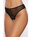 Blushing Black Crotchless Panty A1163B