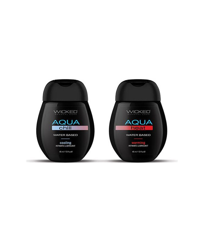 Wicked Sensual Care Sensation Kit Cooling and Warming Water Based Lubricants 1.5oz