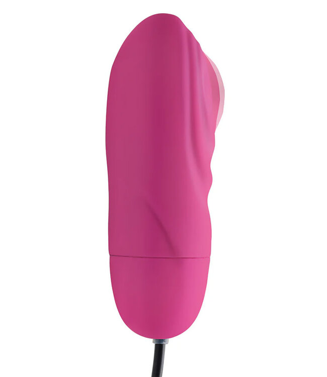 BANG! 7X Pulsing Rechargeable Silicone Bullet Pink