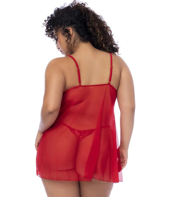 Marina Plus Red Babydoll 7559X