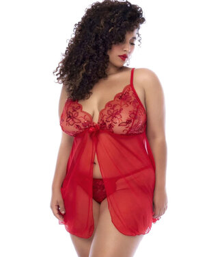 Marina Plus Red Babydoll 7559X