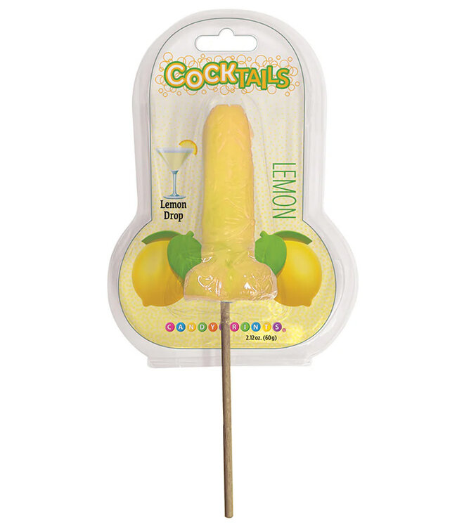 Cocktails 3D Lollipops Lemon