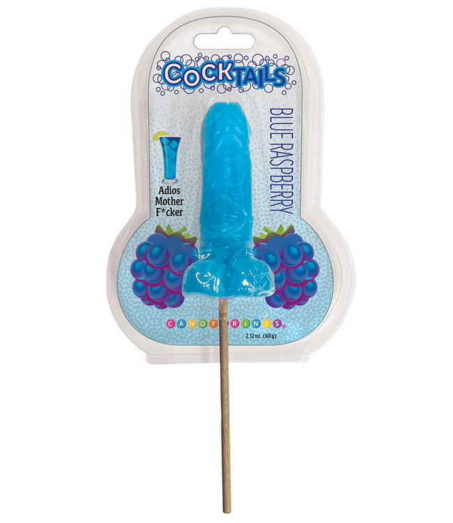 Cocktails 3D Lollipops Blue Raspeberry