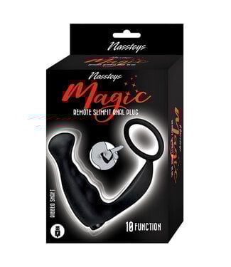 Magic Remote Slimfit Anal Plug Black