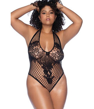 Diana Plus Black Teddy 1115Q