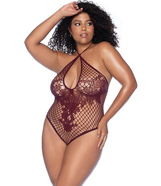 Diana Plus Burgundy Teddy 1115Q