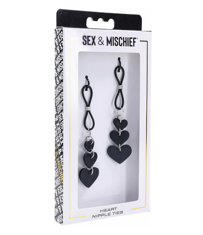 Sportsheets Sex & Mischief Heart Nipple Ties