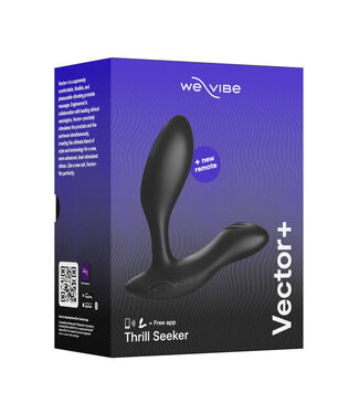 We-Vibe Vector+ Dual Stimulation Prostate Massager Charcoal Black
