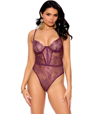 Katie Merlot Teddy 77191