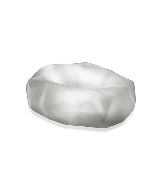 Hunkyjunk Fractal Tactile Cockring Clear Ice