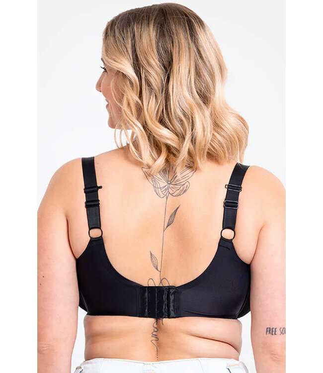 Curvy Kate Smoothie Spacer Moulded T-Shirt Plunge Black Bra CK072104