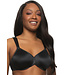 Felina Stellar Smooth Satin Unlined Underwire Black Bra 215179