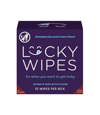Sweetums Lucky Wipes Strawberries & Cream Flavor 10-Pack