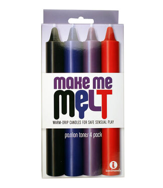 Make Me Melt Sensual Warm-Drip Candles 4 Passion Tones