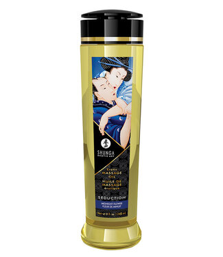 Shunga Erotic Massage Oil Seduction Midnight Flower 8oz