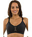 Parfait Simplicity Full Busted Seamless And Smooth Everyday Basic Wirefree Black Bra P2400