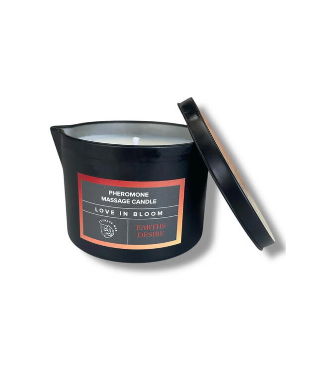 Eye of Love Bloom Pheromone Massage Candle Earth's Desire 5oz