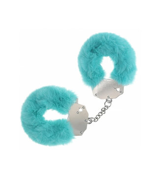 Ouch! Heavy-Duty Fluffy Handcuffs Blue