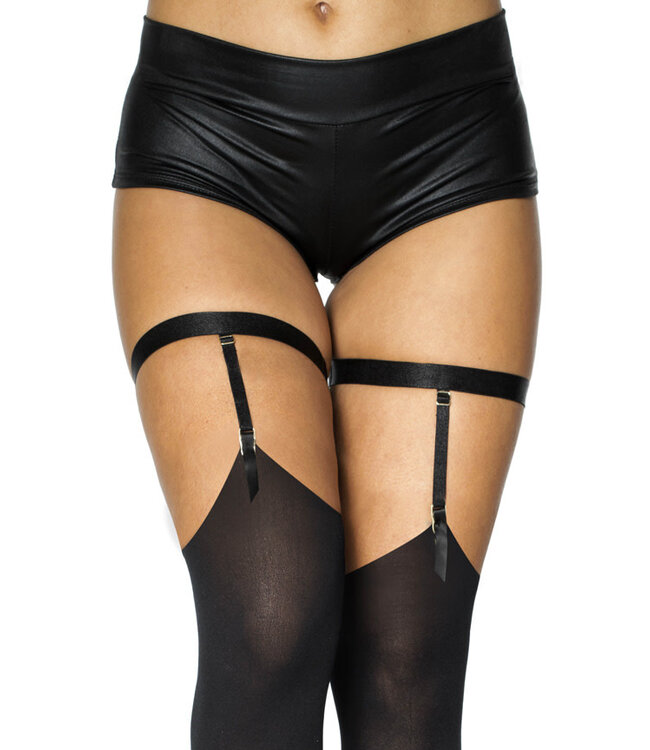 Black Leg Garter Harness 43005 One Size