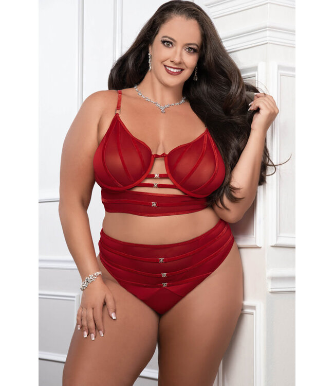 Willow Plus Cinnamon Red Set OH2467PQ Queen