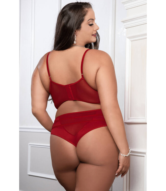 Willow Plus Cinnamon Red Set OH2467PQ Queen