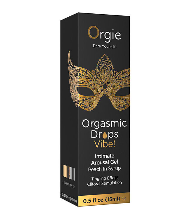Orgie Orgasmic Drops Vibe Peach In Syrup