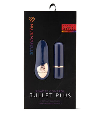 Nu Sensuelle Remote Control Wireless Bullet Plus Navy Blue