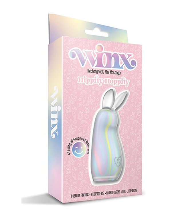 WINX Hippity Hoppity Squishy Silicone Vibrator Multi-Color