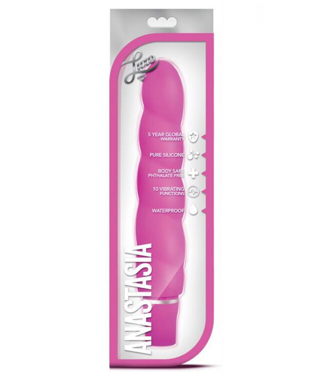 Blush Luxe Anastasia Silicone Vibrator Pink