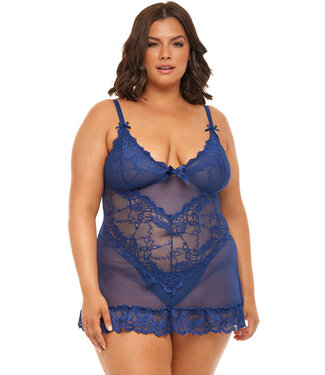 Valentine Plus Estate Blue Babydoll 2139X
