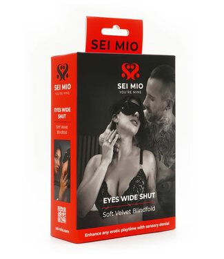 SEI MIO Eyes Wide Shut Soft Velvet Blindfold