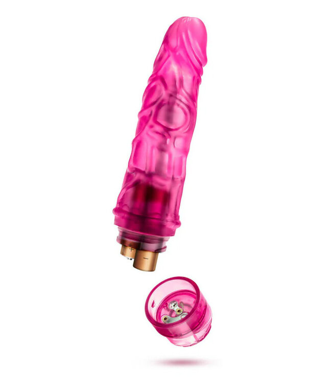 B Yours Vibe 3 Realistic 7.75in Vibrating Dildo Pink