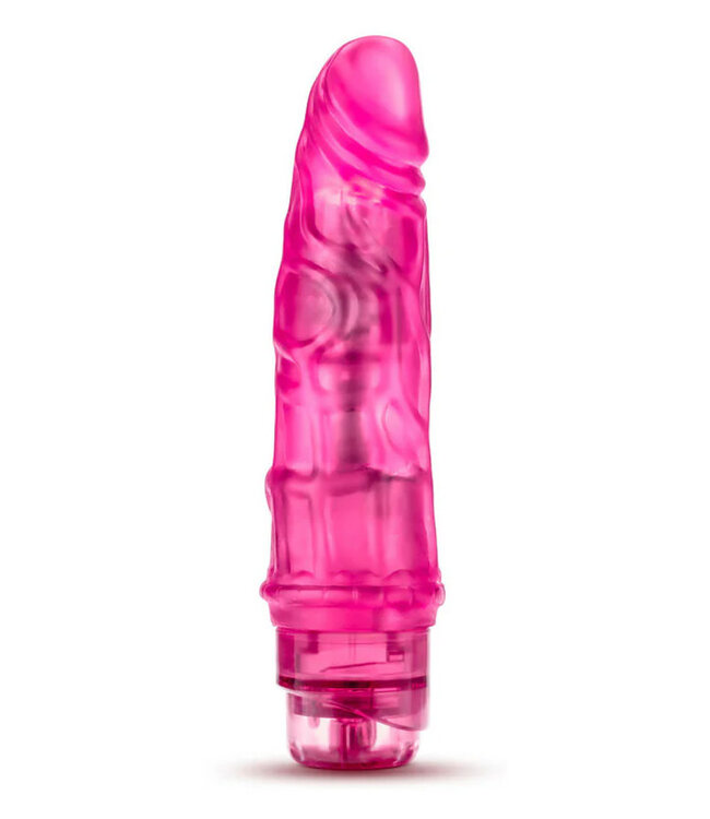 B Yours Vibe 3 Realistic 7.75in Vibrating Dildo Pink