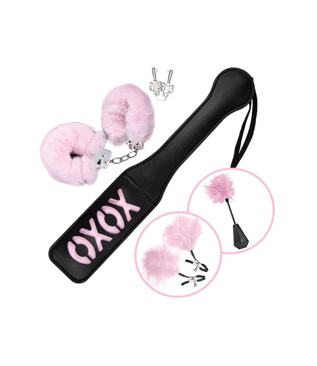 Bondage By Nasstoys Naughty In Pink Black/Pink