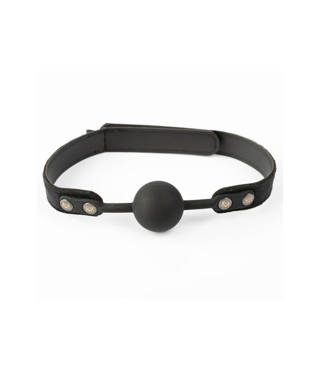 SEI MIO Strictly Come Quietly Soft Strap Silicone Ball Gag